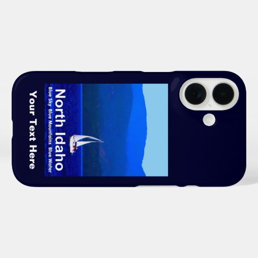 北アイダホブルー Case-Mate iPhoneケース (裏面 (横))