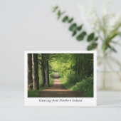 北アイルランドからの挨拶 ポストカード (スタンド正面)