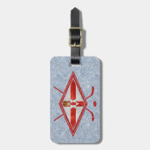 北アイルランドのアイスホッケーラゲッジタグテンプレート ラゲッジタグ (正面縦)