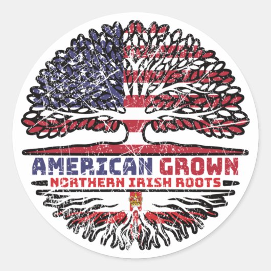 北アイルランドのアイリッシュアルスター米国 ラウンドシール (正面)