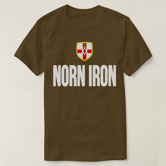 北アイルランドのアイルランドのお土産Norn Ironギフト Tシャツ (デザイン正面)