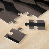 北アイルランドのジャイアンツのコーズウェイ旅行ポスター ジグソーパズル (側面)