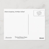 北アイルランドのジャイアンツ・コーズウェイ ポストカード (裏面)