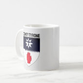 北アイルランドのティロン郡の紋章 コーヒーマグカップ (正面左)