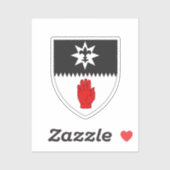 北アイルランドのティロン郡の紋章 シール (シート)