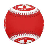 北アイルランドのボール、ベースボール、アイリッシュアルスター国旗 野球ボール (裏面)