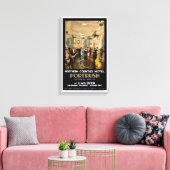 北アイルランドのポルトラッシュVintage旅行ポスター キャンバスプリント (インサイチュ (リビング))