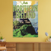 北アイルランドのヴィンテージ旅行ポスター キャンバスプリント (インサイチュ (リビング))