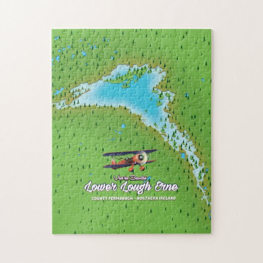 北アイルランドの低い枝 ジグソーパズル (縦)