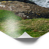 北アイルランドの岩の海岸線 フォトプリント            (角)