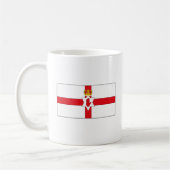 北アイルランドの旗の(軽い)マグ コーヒーマグカップ (左)