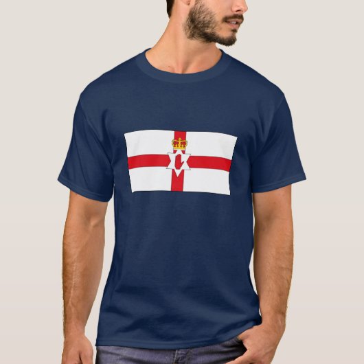 北アイルランドの旗のTシャツ Tシャツ (正面)