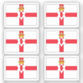 北アイルランドの旗6のコレクションパック シール (正面)