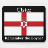 北アイルランドの旗、アルスターは、Boyneを覚えています! マウスパッド (正面)