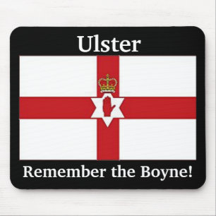 北アイルランドの旗、アルスターは、Boyneを覚えています! マウスパッド