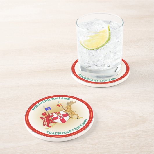 北アイルランドの紋章 コースター (側面)