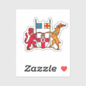 北アイルランドの紋章 シール (シート)