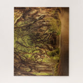 北アイルランドの道を覆う木 ジグソーパズル (縦)