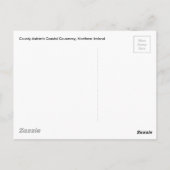 北アイルランドのAntrim's Coastal Causeway ポストカード (裏面)