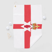 北アイルランド国旗のゴルフタオル ゴルフタオル (インサイチュ)