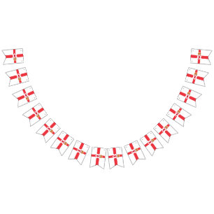 北アイルランド国旗のバンティング・バナー バンティングフラッグ