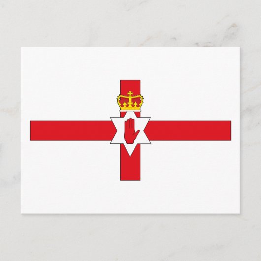 北アイルランド国旗 ポストカード (正面)