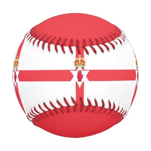 北アイルランド国旗 野球ボール (正面)