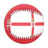 北アイルランド国旗 野球ボール (正面左)