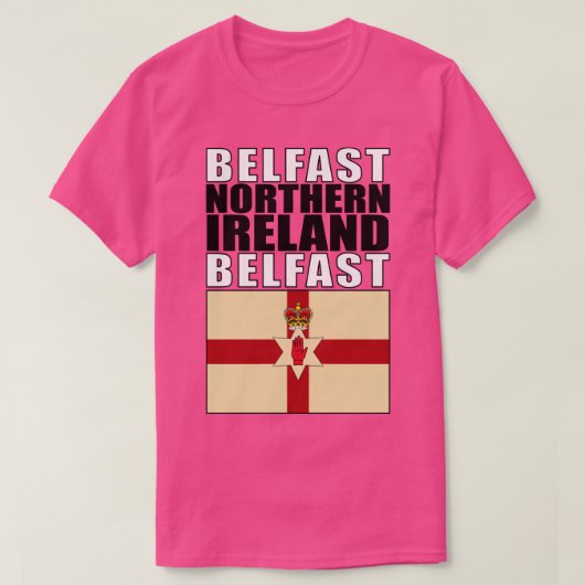 北アイルランド国旗 Tシャツ (デザイン正面)