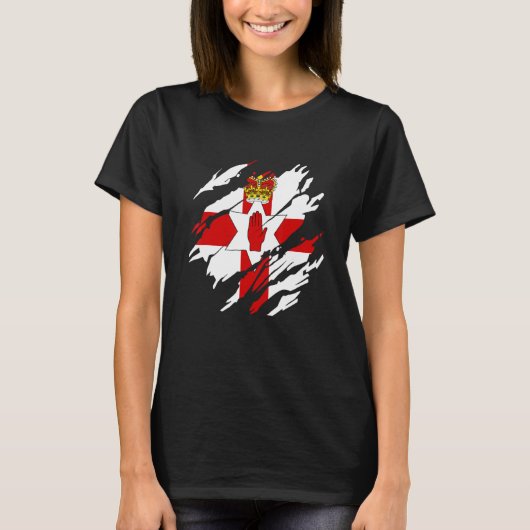 北アイルランド国旗 Tシャツ (正面)