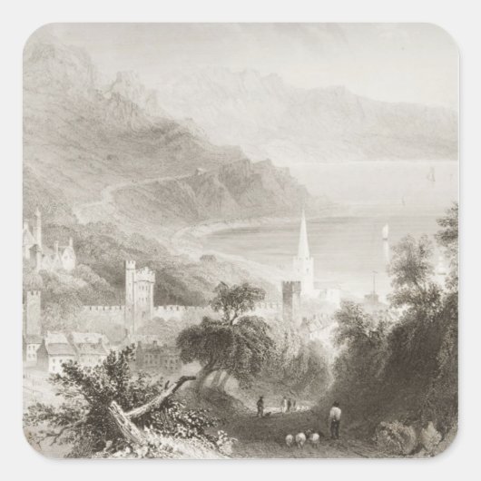 北アイルランド州アントリム、グレンアーム スクエアシール (正面)