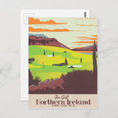 北アイルランド旅行のポスター ポストカード (正面/裏面)