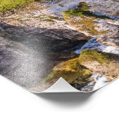 北アイルランド沿岸の崖とターコイズ海 フォトプリント (角)