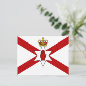 北アイルランド聖パトリック国旗 ポストカード (スタンド正面)