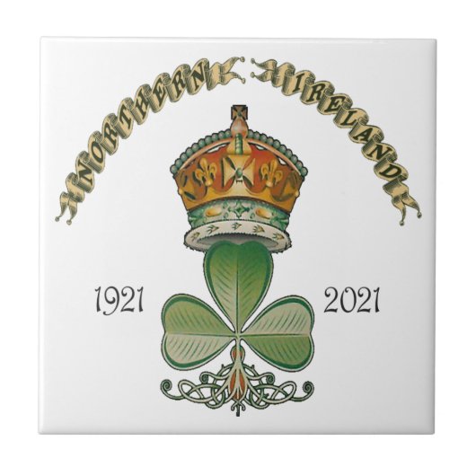 北アイルランド100年瓦 タイル (正面)