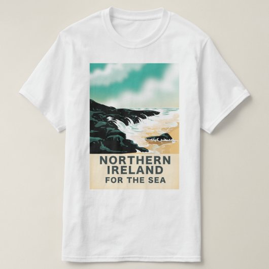 北アイルランド フォー ザ シー Tシャツ (デザイン正面)