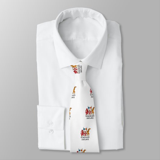 北アイルランド-旗か紋章付き外衣か紋章または記号 ネクタイ (タイ)