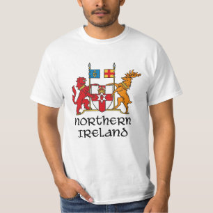 北アイルランド-旗か紋章付き外衣か紋章または記号 Tシャツ