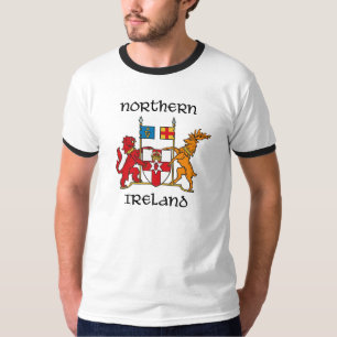 北アイルランド-紋章付き外衣か記号または紋章 Tシャツ