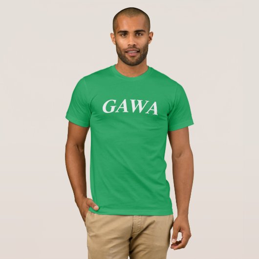 北アイルランド"GAWA " Tシャツ (正面フル)