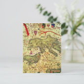 北アフリカとヨーロッパの詳細 ポストカード (スタンド正面)