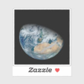 北アフリカと南西ヨーロッパを示す地球 シール (シート)