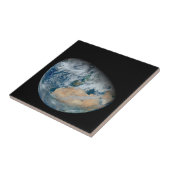 北アフリカと南西ヨーロッパを示す地球 タイル (側面)