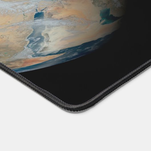 北アフリカと南西ヨーロッパを示す地球 デスクマット (コーナー)