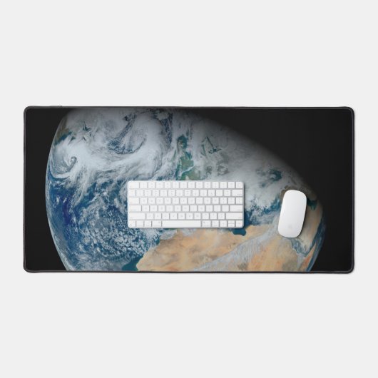 北アフリカと南西ヨーロッパを示す地球 デスクマット (キーボード&マウス)