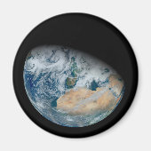 北アフリカと南西ヨーロッパを示す地球 マグネット (正面)