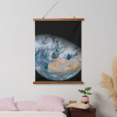 北アフリカと南西ヨーロッパを示す地球 吊り下げ型タペストリー (寝室)