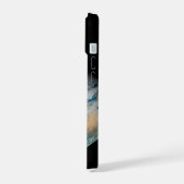 北アフリカと南西ヨーロッパを示す地球 iPhone 15ケース (左側面)