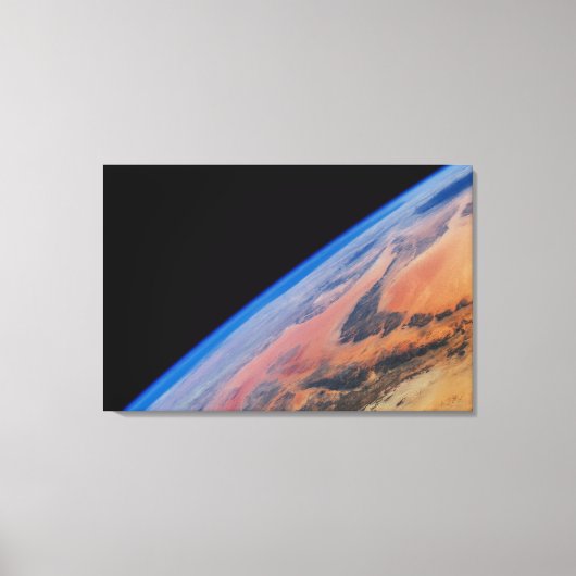 北アフリカと広大なリビア砂漠。 キャンバスプリント (正面)