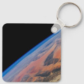 北アフリカと広大なリビア砂漠。 キーホルダー (裏面)